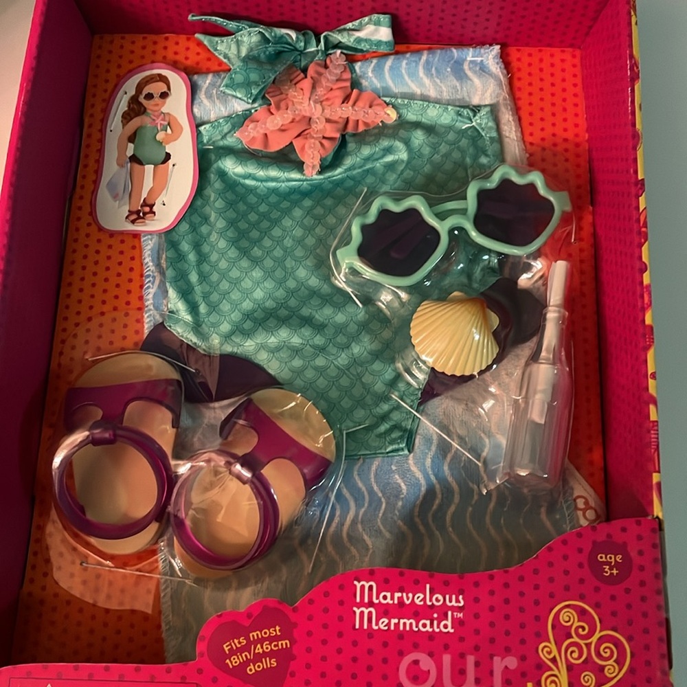 New Our Generation Marvelous Mermaid Doll Outfit for 18" Dolls. - Picture 3 of 3